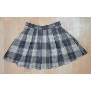Shein plaid flannel mini skirt
